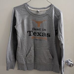 Texas Longhorns pullover Texas Pride Junior Teen Medium Distressed Style College